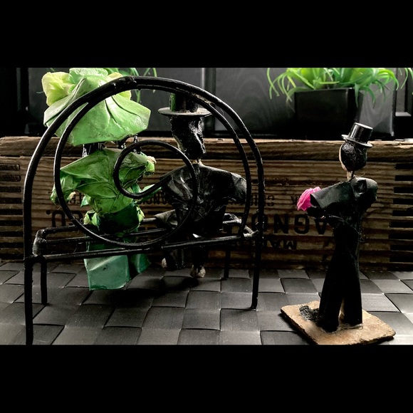 Day of the Dead Paper Maché Catrina Sculptures Dia de los Muertos Halloween - Picture 14 of 16